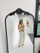 Load image into Gallery viewer, Terracota Satin Tie-Dye Halter Top
