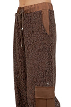 Load image into Gallery viewer, Mocha Lace Trousers
