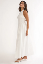 Load image into Gallery viewer, Classic Halter Tie-back Midi Dress
