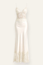 Load image into Gallery viewer, Ciele Lace Satin Dress
