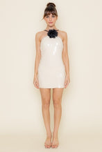 Load image into Gallery viewer, Ivana Ivory Sequin Mini Dress
