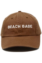 Load image into Gallery viewer, Beach Babe Vintage Cap- Chocolate
