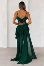 Load image into Gallery viewer, Hunter Green Lace Maxi Dress
