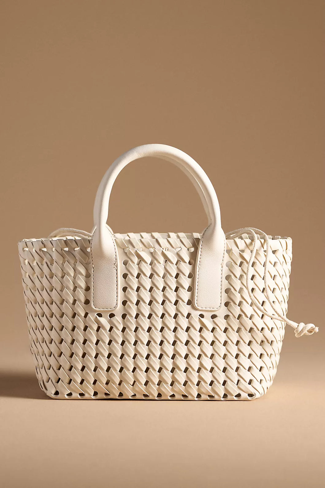 Melie Bianco Chloe Top Handle Bag- White