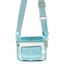 Load image into Gallery viewer, Clear Stadium Crossbody Bag- Metallic Blue
