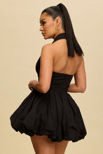 Load image into Gallery viewer, Stella Linen Tie Dress- Black
