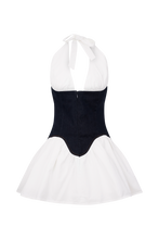 Load image into Gallery viewer, Denim Corset Mini Dress
