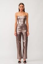 Load image into Gallery viewer, Gaia Pewter Corset Top
