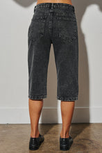 Load image into Gallery viewer, Black Denim Bermuda Jorts

