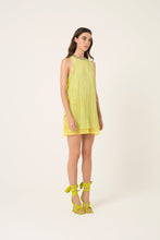 Load image into Gallery viewer, Eliza Pleated Contrast Dress
