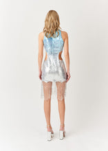 Load image into Gallery viewer, (Pre-Order) Anabelle Silver Tassel Mini Dress
