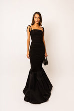 Load image into Gallery viewer, Alexa Black Fishtail Dress
