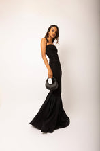 Load image into Gallery viewer, Alexa Black Fishtail Dress
