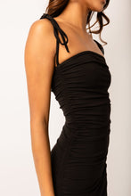 Load image into Gallery viewer, Alexa Black Fishtail Dress

