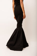 Load image into Gallery viewer, Alexa Black Fishtail Dress
