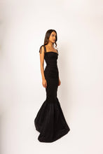 Load image into Gallery viewer, Alexa Black Fishtail Dress
