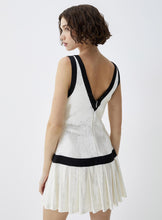 Load image into Gallery viewer, Ivory Sequin Tennis Mini Dress
