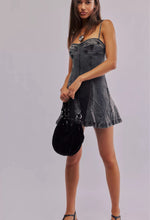 Load image into Gallery viewer, Dark Denim Mini Dress
