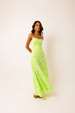 Load image into Gallery viewer, Alexis Chartreuse Maxi Dress
