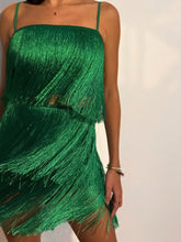 Load image into Gallery viewer, Emerald Fringe Set
