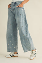 Load image into Gallery viewer, Studded Barrel Jeans
