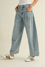 Load image into Gallery viewer, Studded Barrel Jeans
