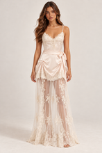 Load image into Gallery viewer, Eloise Satin Lace Dress

