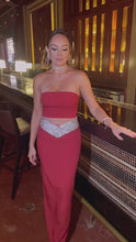 Load and play video in Gallery viewer, Kamala Rhinestones Dress
