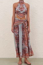 Load and play video in Gallery viewer, Sienna Paisley Top &amp; Skirt Set
