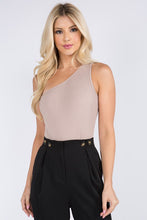 Load image into Gallery viewer, Rib Bodysuit- Nude Mocha
