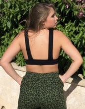 Load image into Gallery viewer, Ribbed Bralette Top- Black
