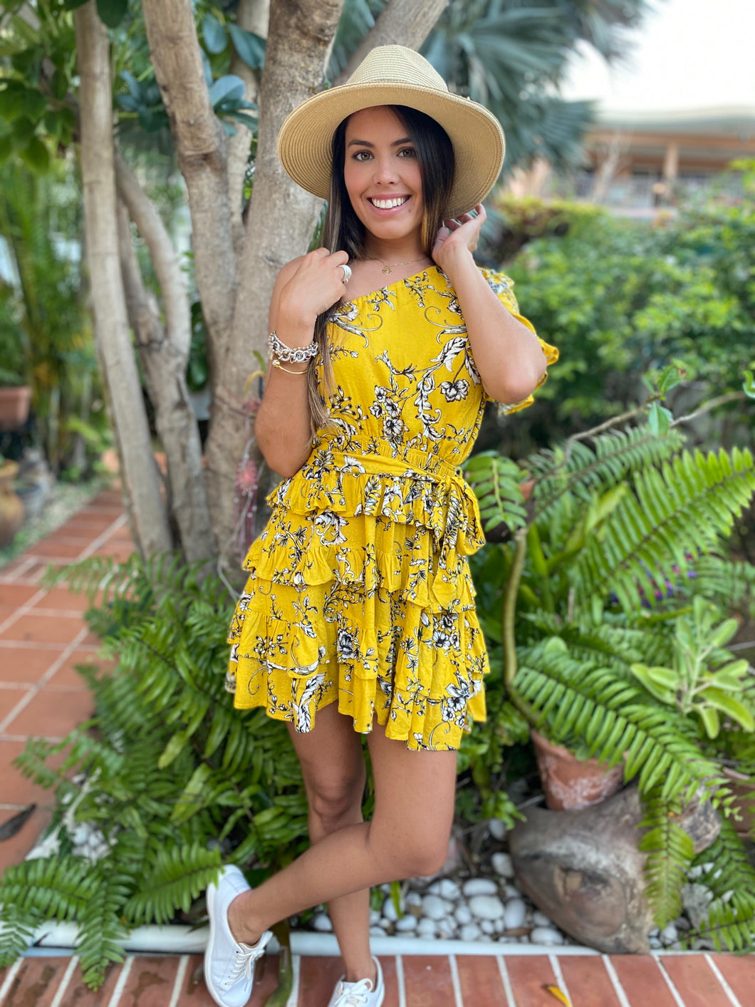 Thaia One-Shoulder Dress