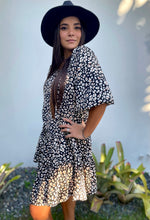 Load image into Gallery viewer, Leopard Puff Sleeve Dress
