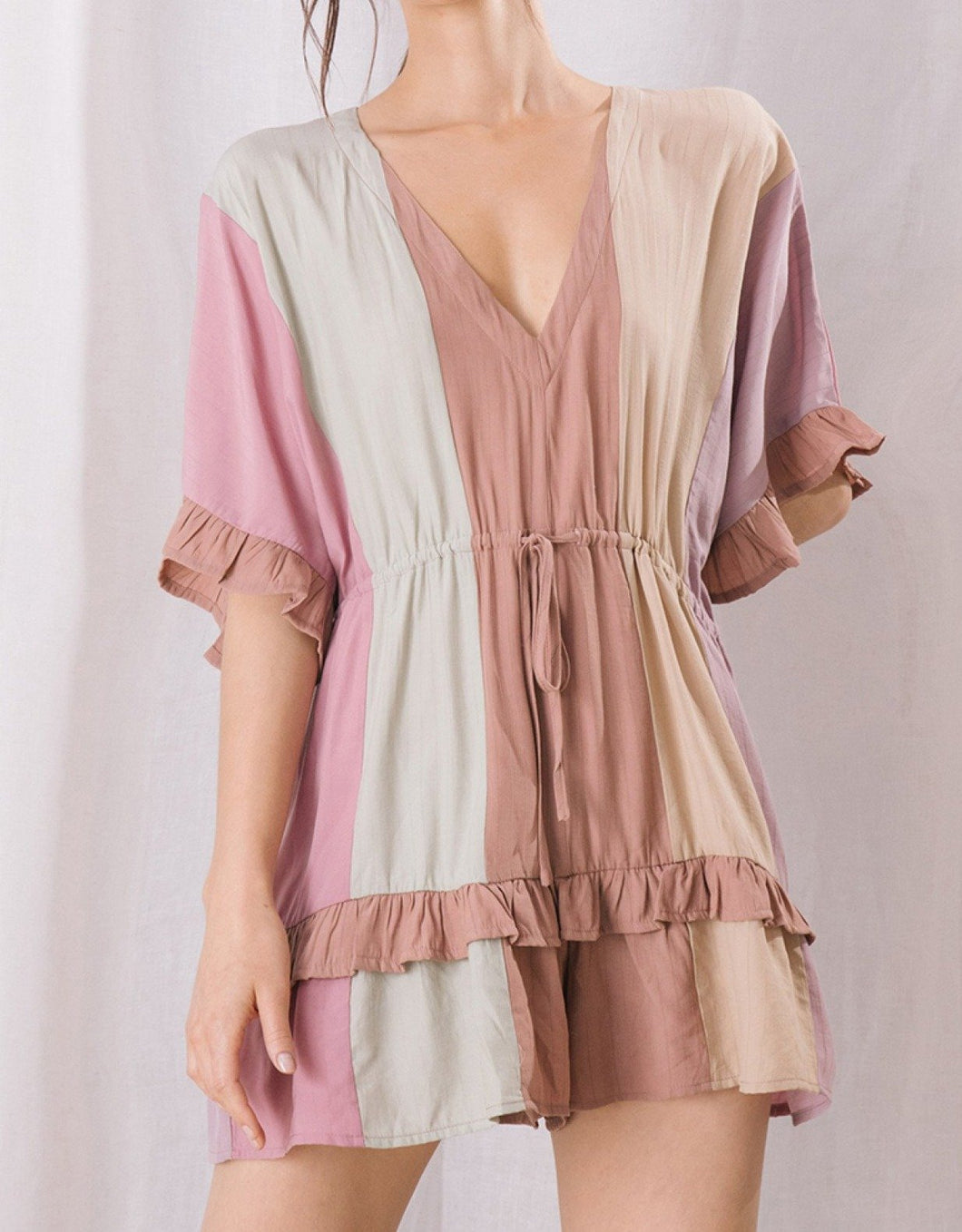 Color Block Romper