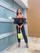 Load image into Gallery viewer, Black Organza Blouse
