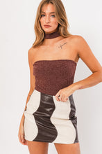 Load image into Gallery viewer, Mock Neck Bodysuit- Brown

