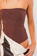 Load image into Gallery viewer, Mock Neck Bodysuit- Brown
