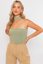 Load image into Gallery viewer, Mock Neck Bodysuit- Sage
