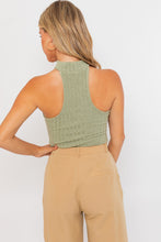 Load image into Gallery viewer, Mock Neck Bodysuit- Sage
