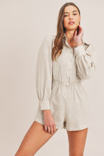 Load image into Gallery viewer, Linen Taupe Romper
