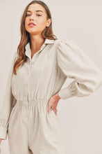 Load image into Gallery viewer, Linen Taupe Romper
