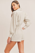 Load image into Gallery viewer, Linen Taupe Romper

